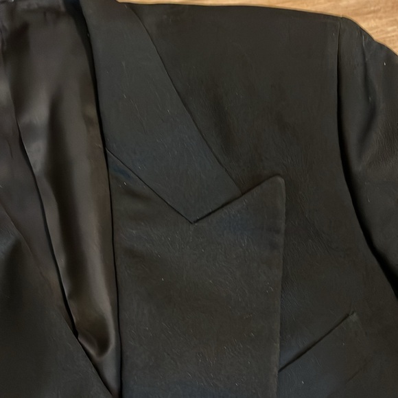 Vintage Longchamp black tuxedo blazer - Picture 2 of 12